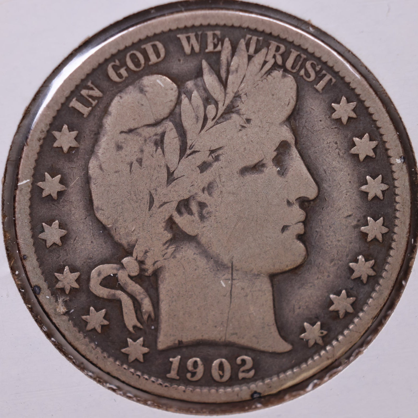 1902 Barber Half Dollar, Fine Circulated Coin, Store #HR1834