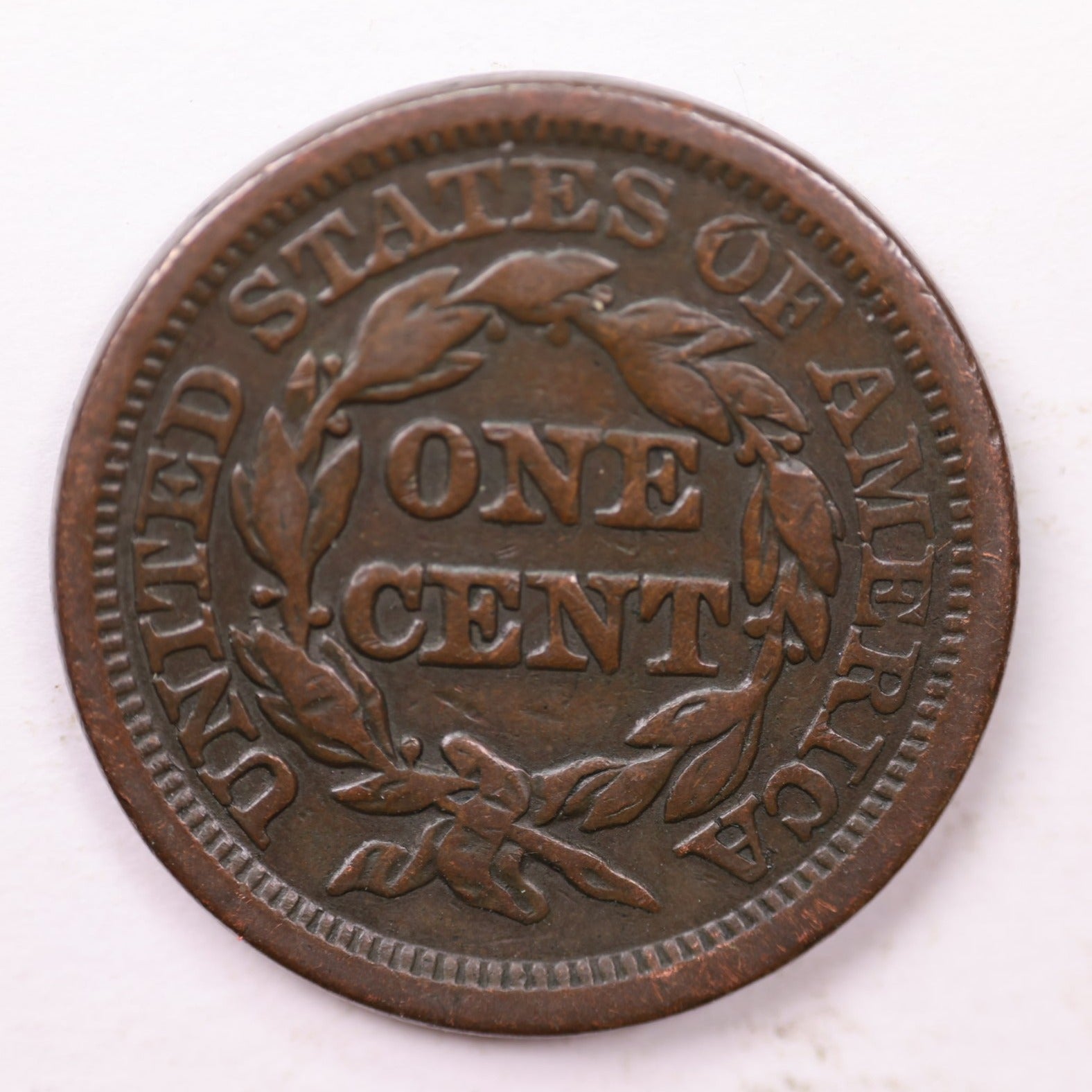 1945 Braided Hair Large Cent, Very Fine Circulated Coin, Store #35422