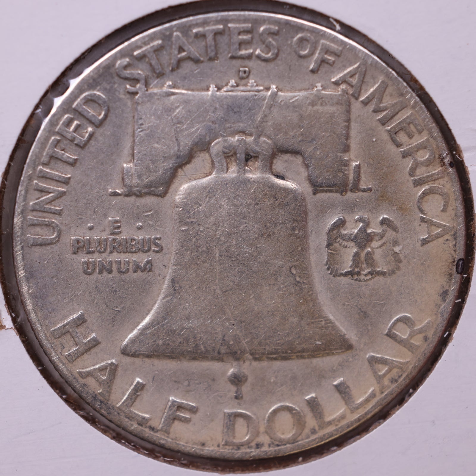 1949-D Franklin Half Dollar, Fine+ Circulated Coin, Store #HR1845