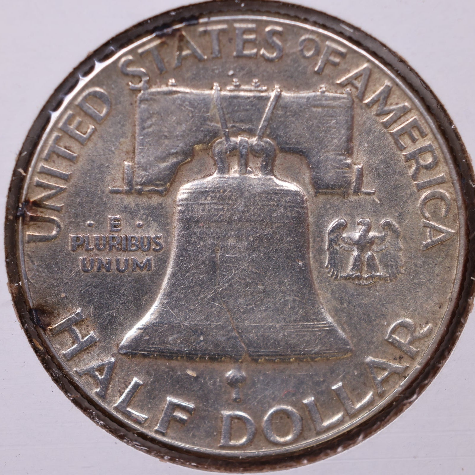 1950 Franklin Half Dollar, About Uncirculated Coin, Store #HR1846