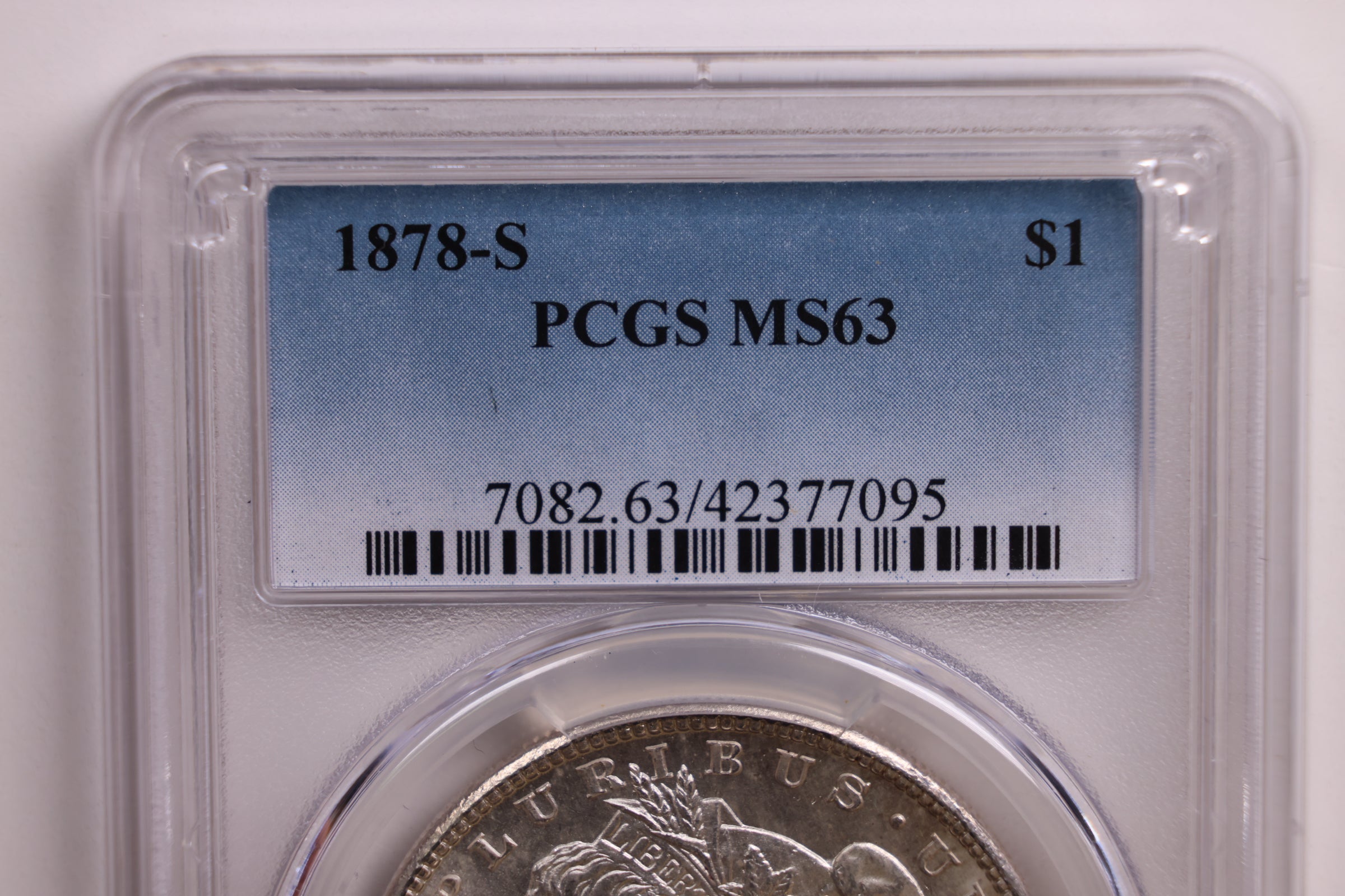 1878-S Morgan Silver Dollar., PCGS MS-63., Store #GDR0122.