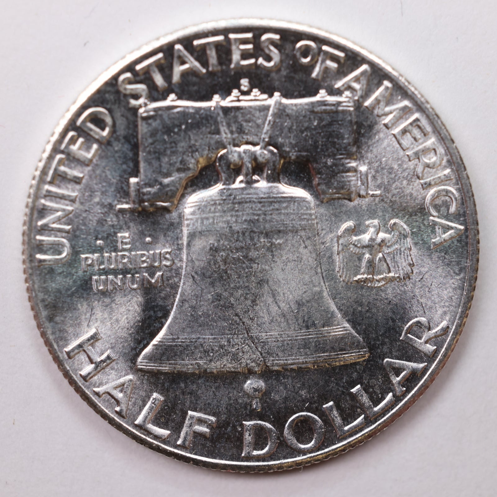 1949-S Franklin Half Dollar, Mint State Uncirculated Coin, Store #HR1352.