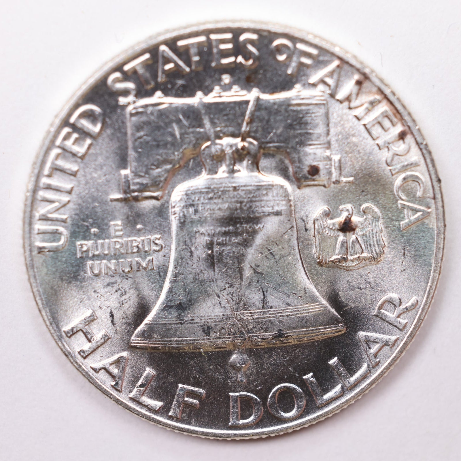 1949-D Franklin Half Dollar, Mint State Uncirculated Coin, Store #HR1353.