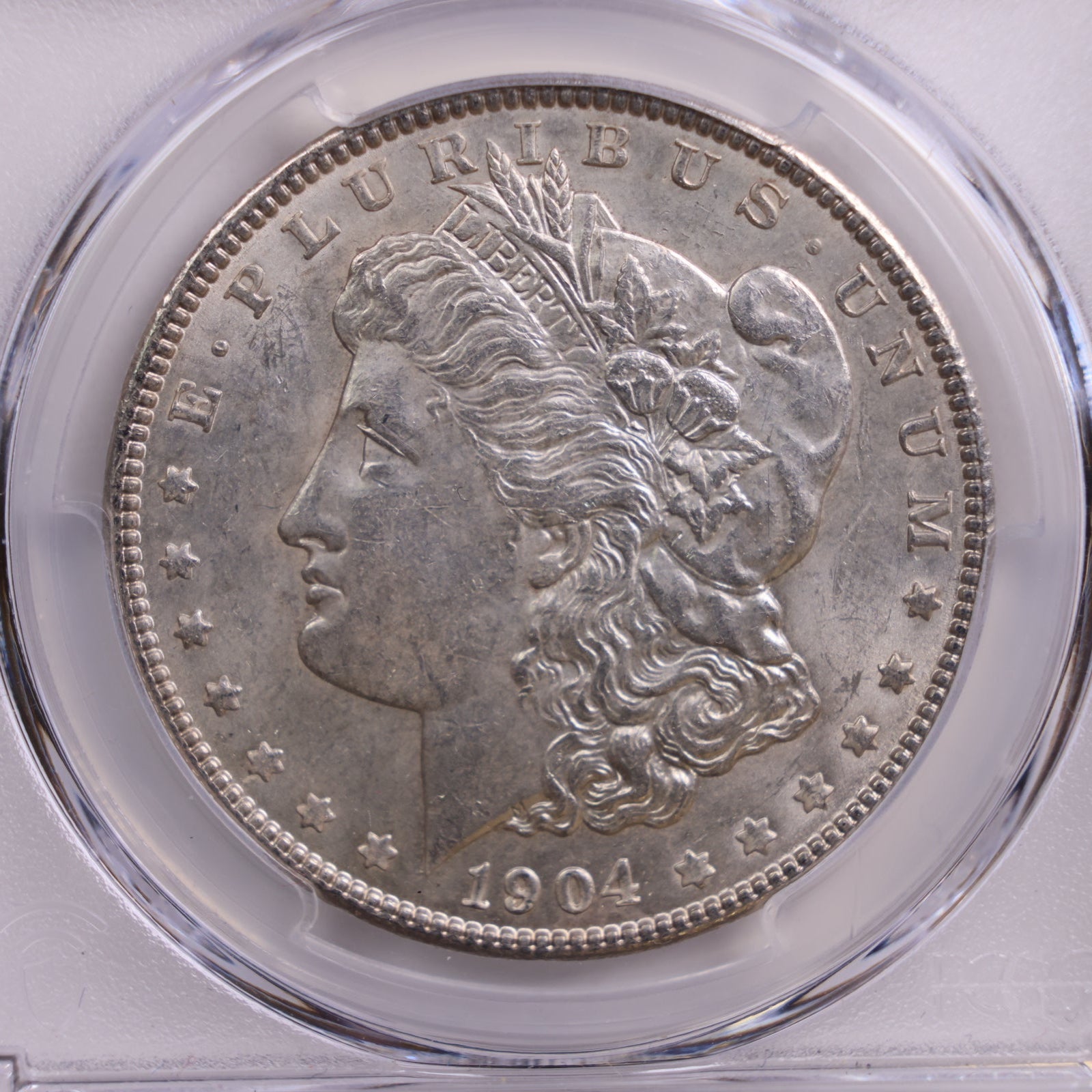 1904 Morgan Silver Dollar., PCGS MS-62., Uncirculated, Store #GDR0126.