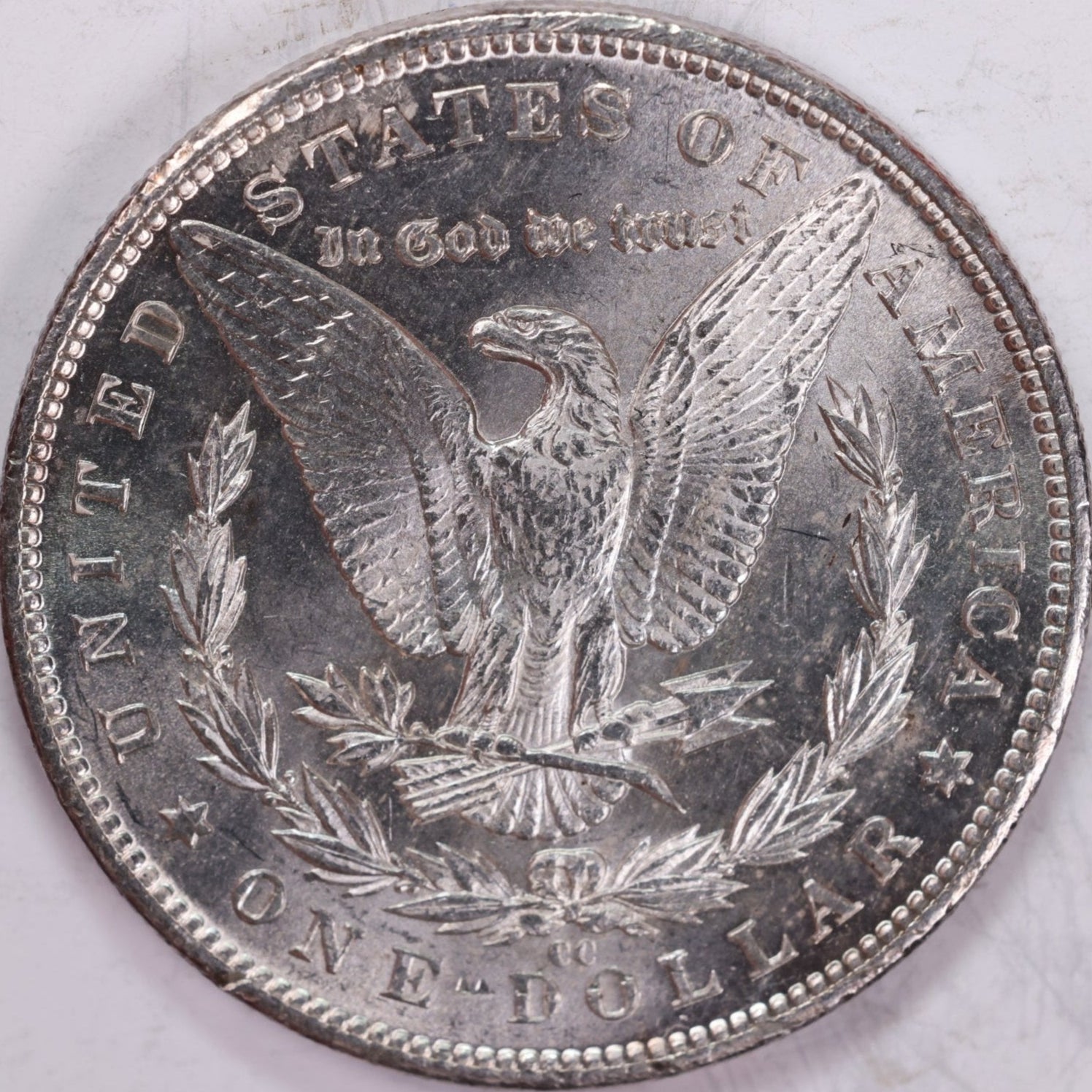 1890-CC Morgan Dollar, Mint State Uncirculated Coin, Store #DR0245