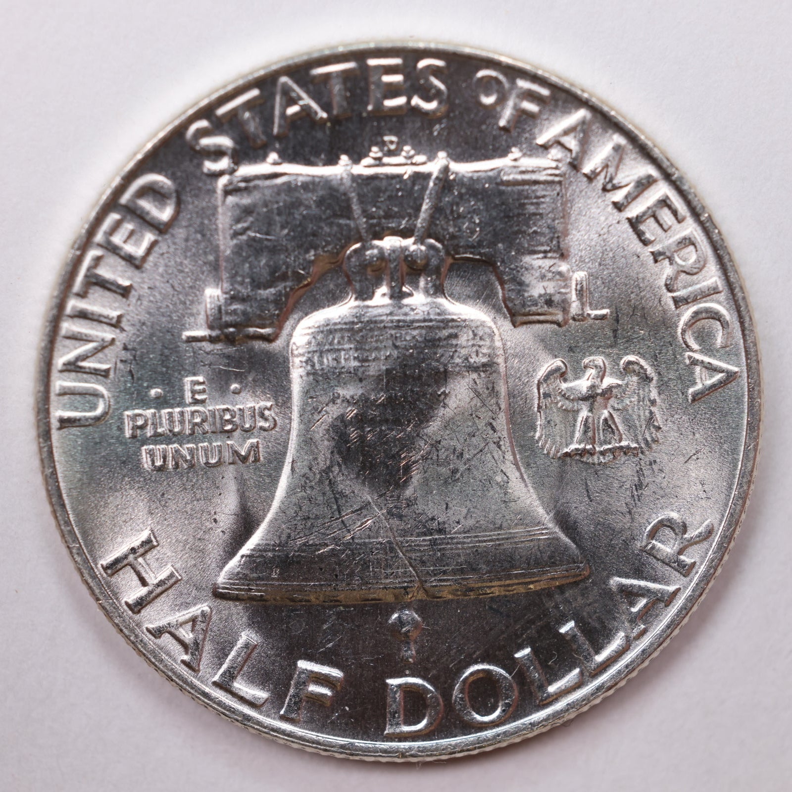 1952-D Franklin Half Dollar, Mint State Uncirculated Coin, Store #HR1360.