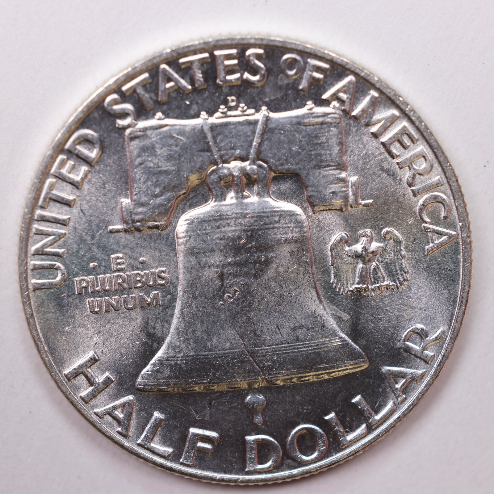 1953-D Franklin Half Dollar, Mint State Uncirculated Coin, Store #HR1364