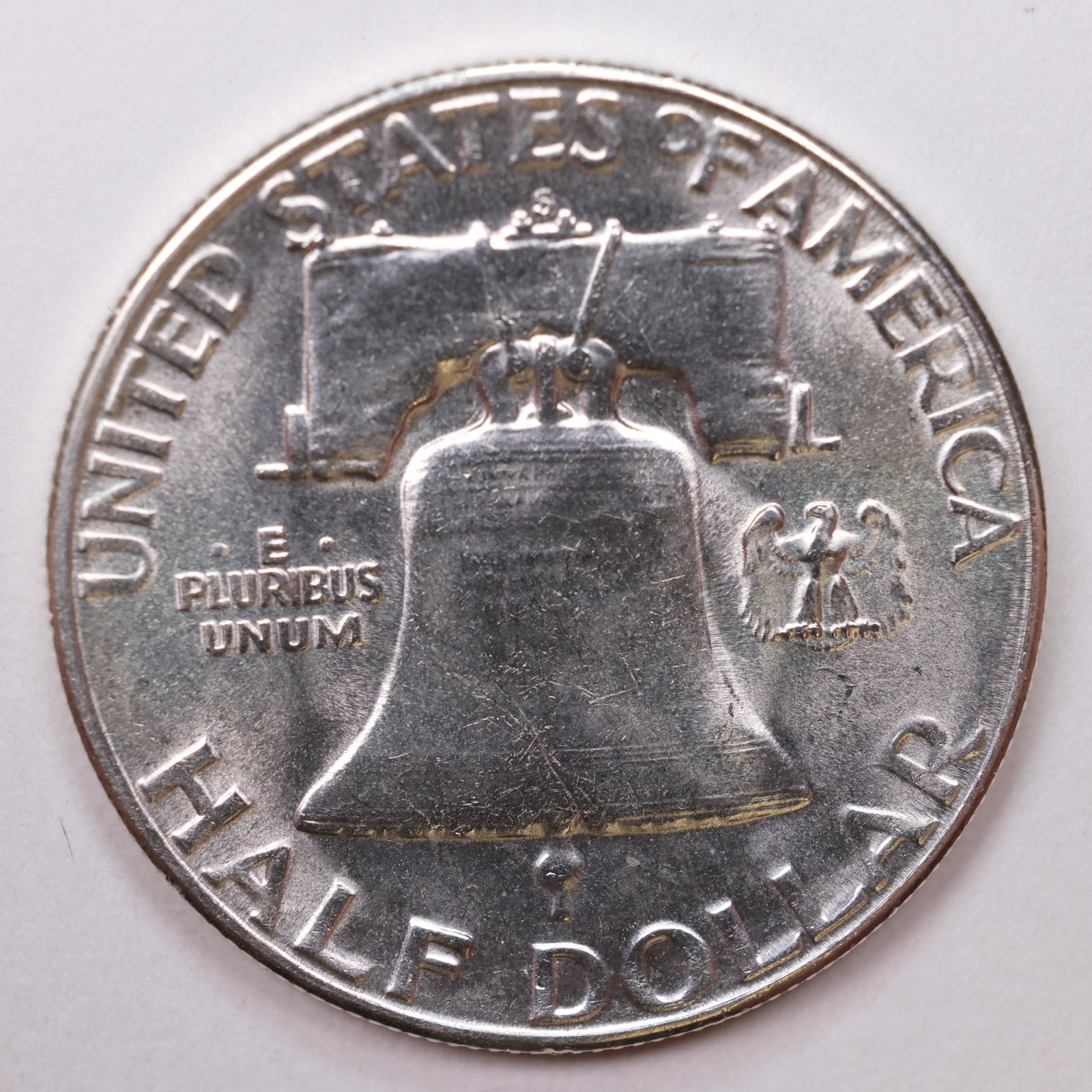 1954-S Franklin Half Dollar, Mint State Uncirculated Coin, Store #HR1366.