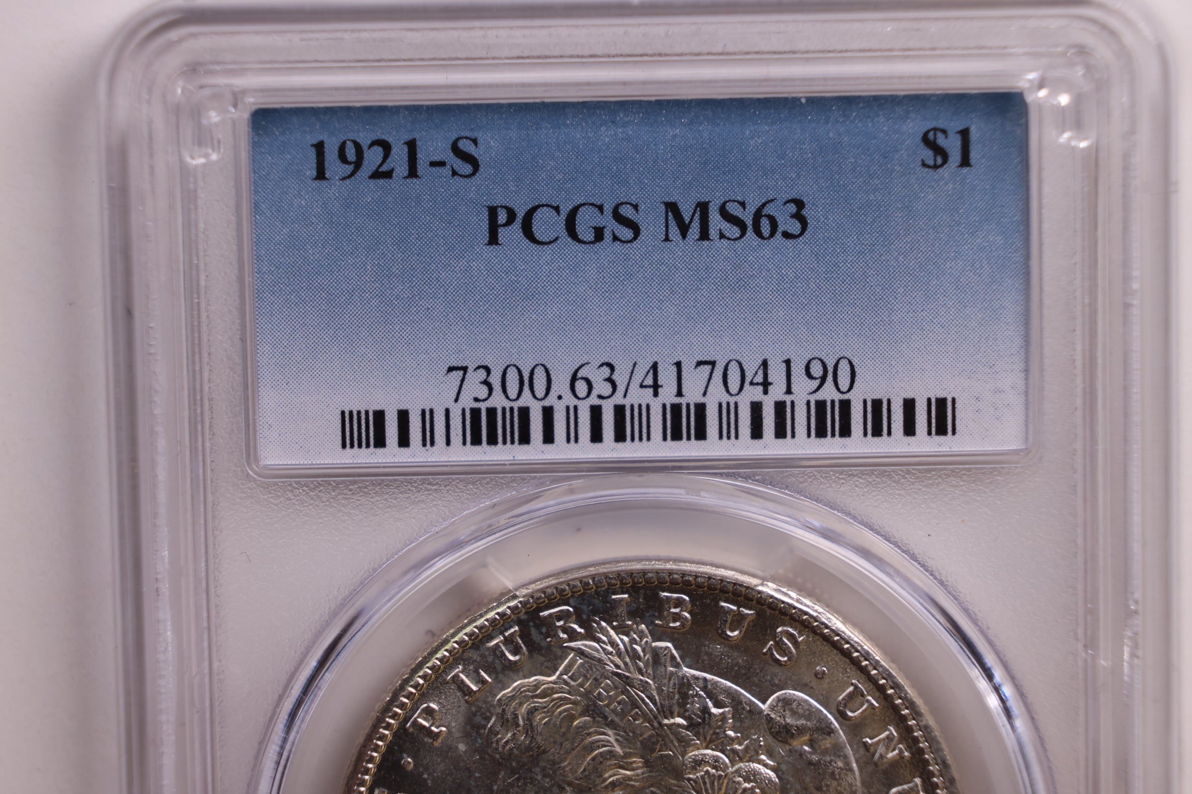 1921-S Morgan Silver Dollar., PCGS MS-63., Uncirculated, Store #GDR0134.