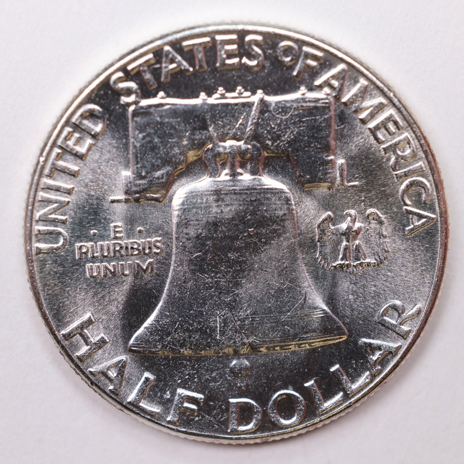 1958 Franklin Half Dollar, Mint State Uncirculated Coin, Store #HR1372.