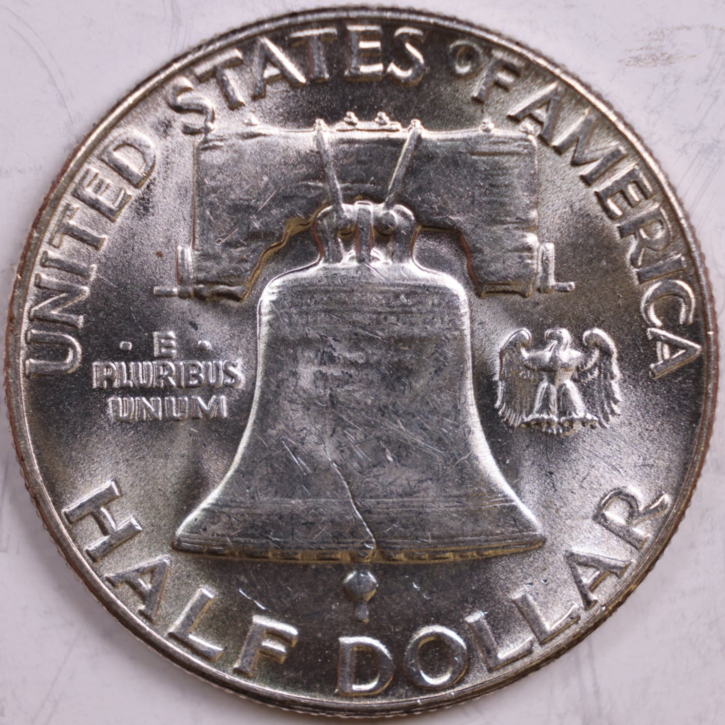 1954 Franklin Half Dollar, Mint State Uncirculated Coin, Store #HR0483