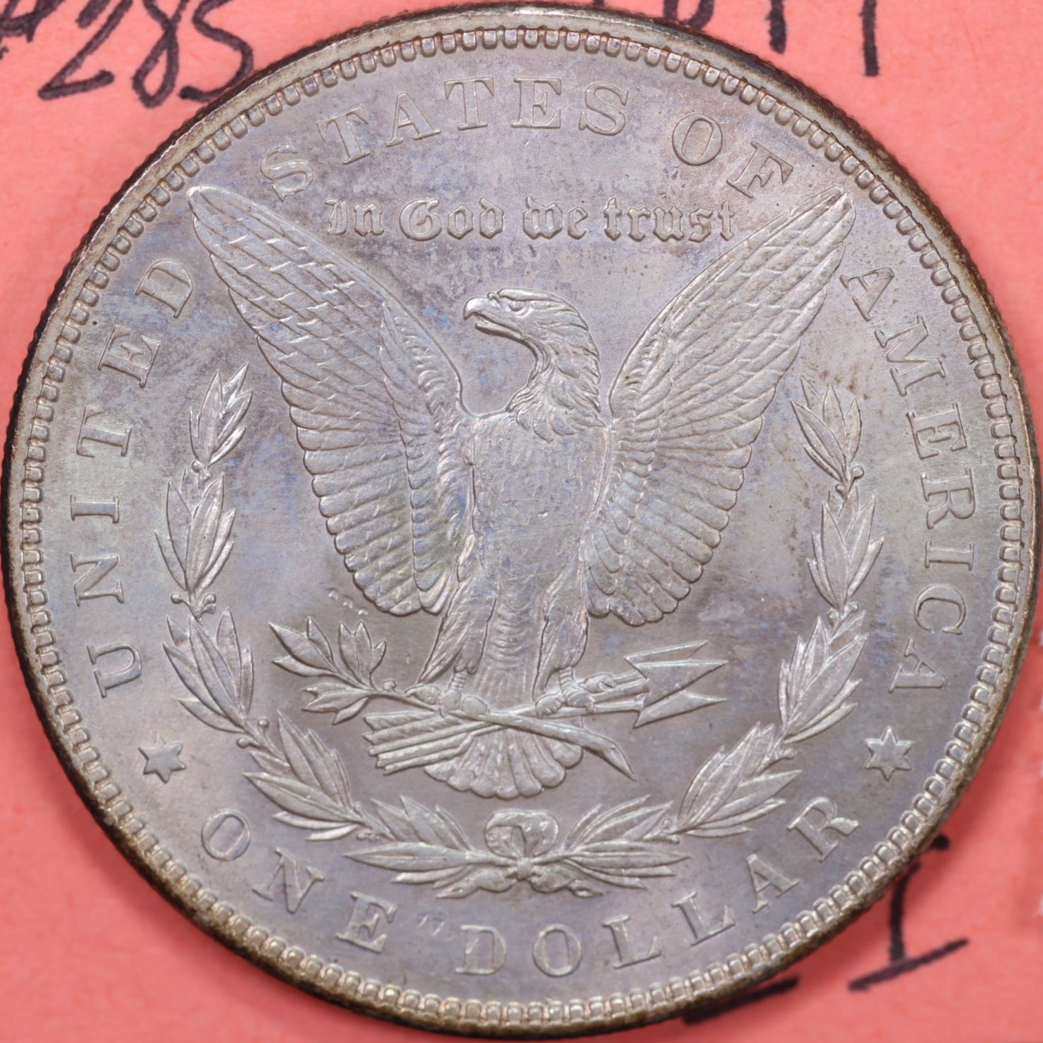 1899 Morgan Silver Dollar, Mint State Uncirculated Coin, Store #DR0098