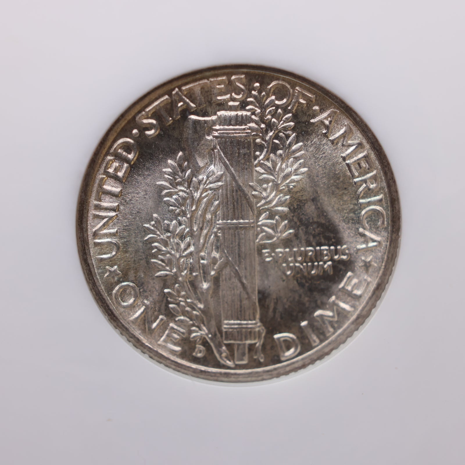 1940-D Mercury Silver Dime, Gem Mint State, NGC MS65 Store #DE0831.