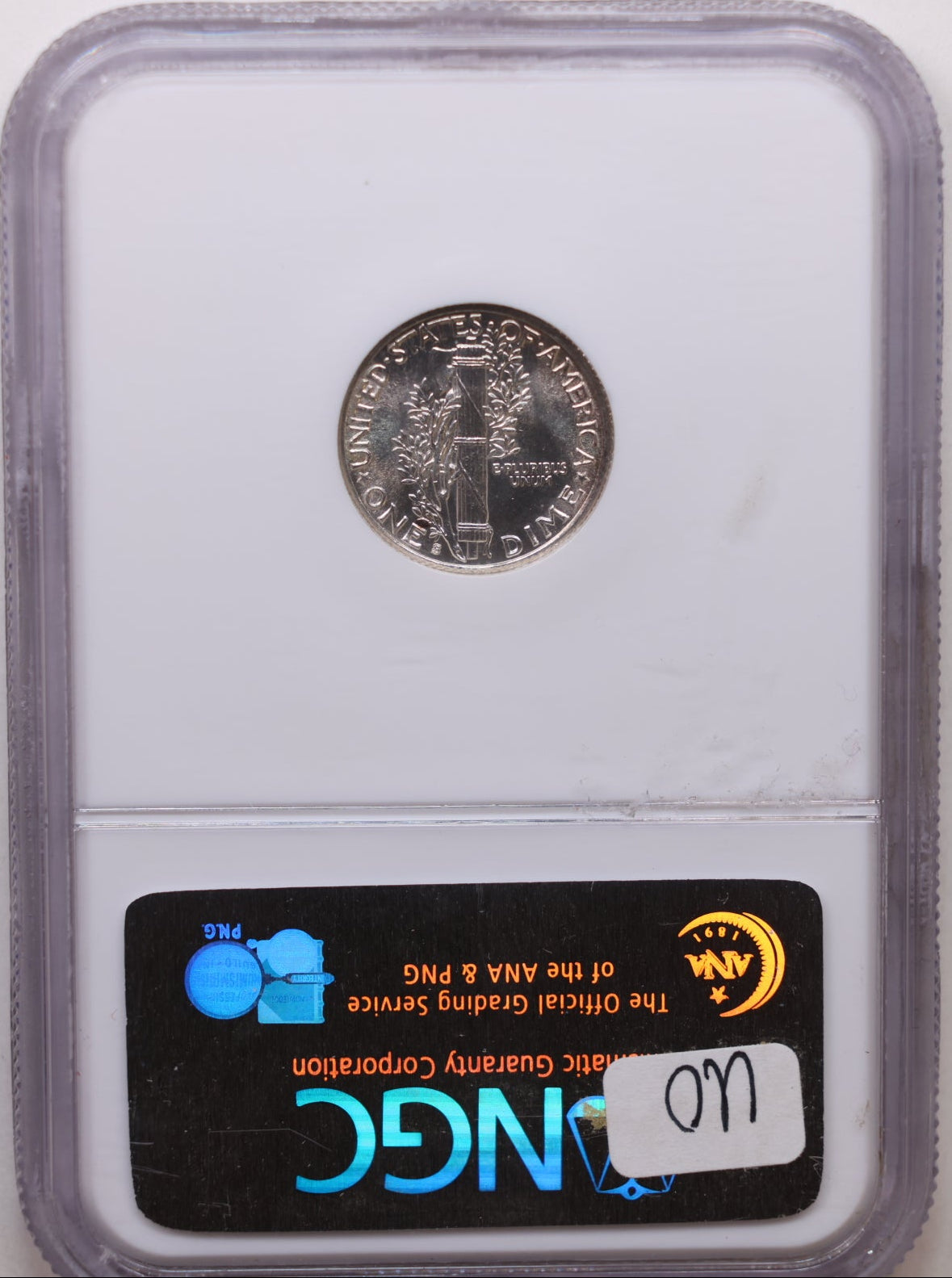 1940-S Mercury Silver Dime, Gem Mint State, NGC MS65 Full Band, Store #DE0832.