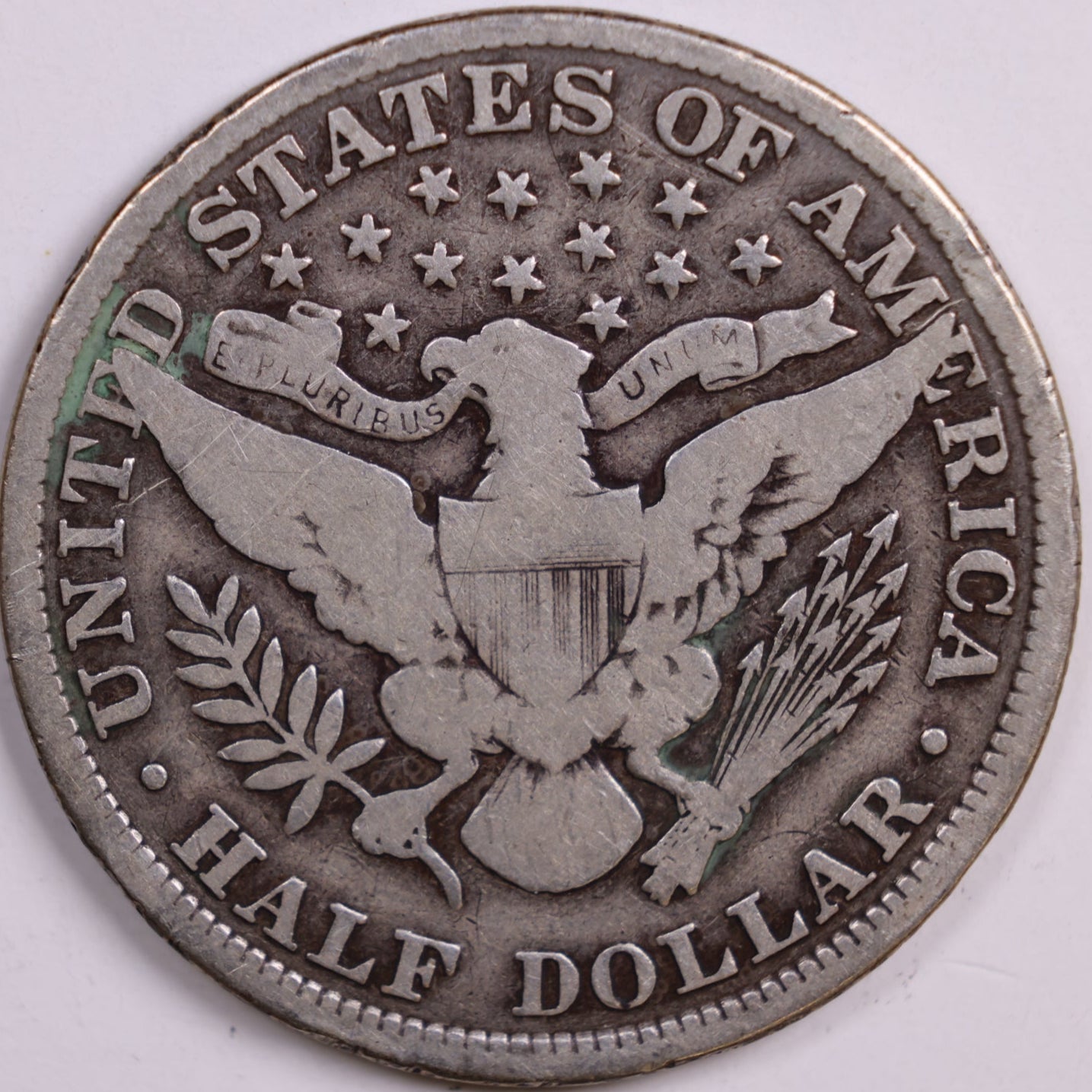 1907 Barber Half Dollar, Very Good Circulated Coin, Store #HR0534