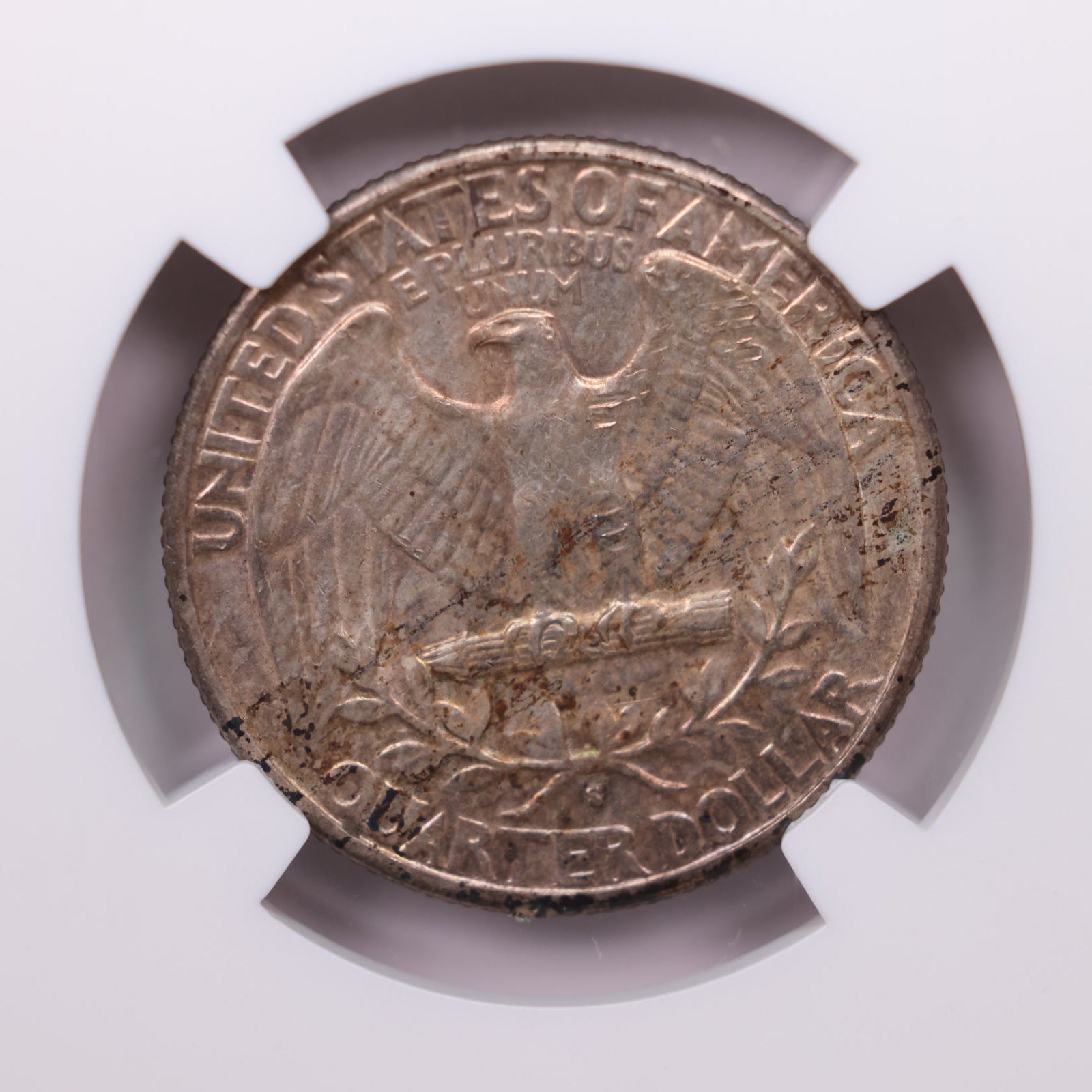 1932-S Washington Silver Quarter, NGC AU-55, Nice Key Date, Store #QR1156