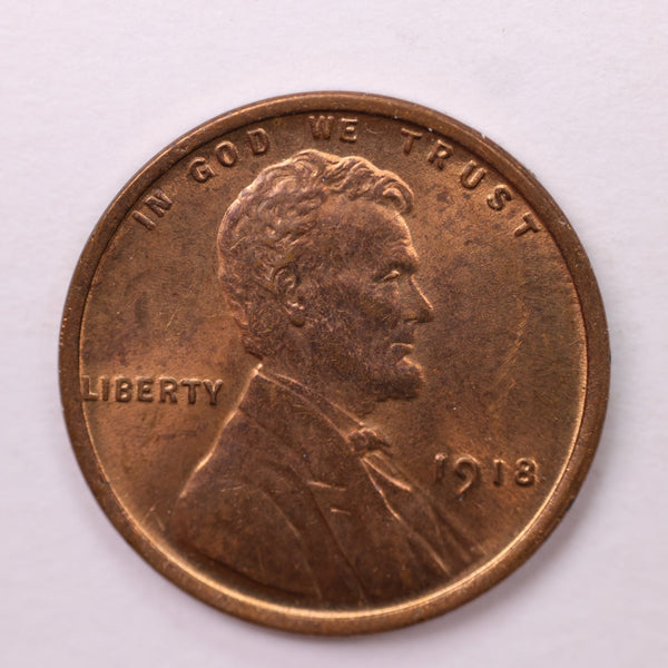 1918 Lincoln Wheat Cents., Mint State., Store #18684