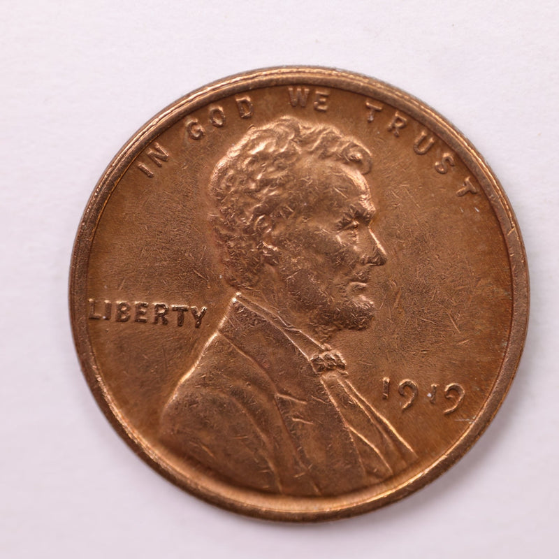 1919 Lincoln Wheat Cents., Extra Fine., Store