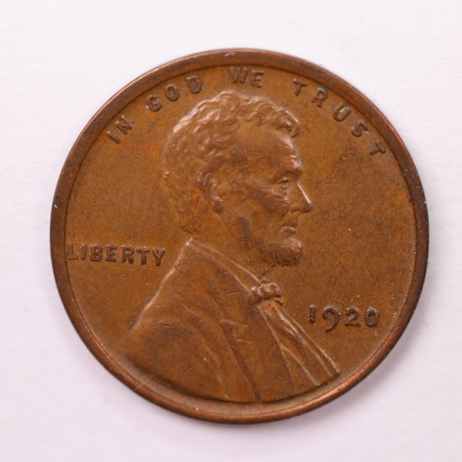 1920 Lincoln Cents, Extra Fine Circulated Coin, Store #18690