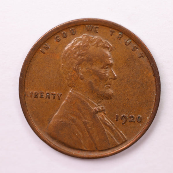1920 Lincoln Wheat Cents., Extra Fine., Store #18690