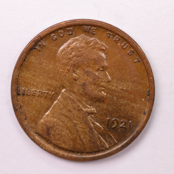 1921 Lincoln Wheat Cents., Extra Fine., Store #18693