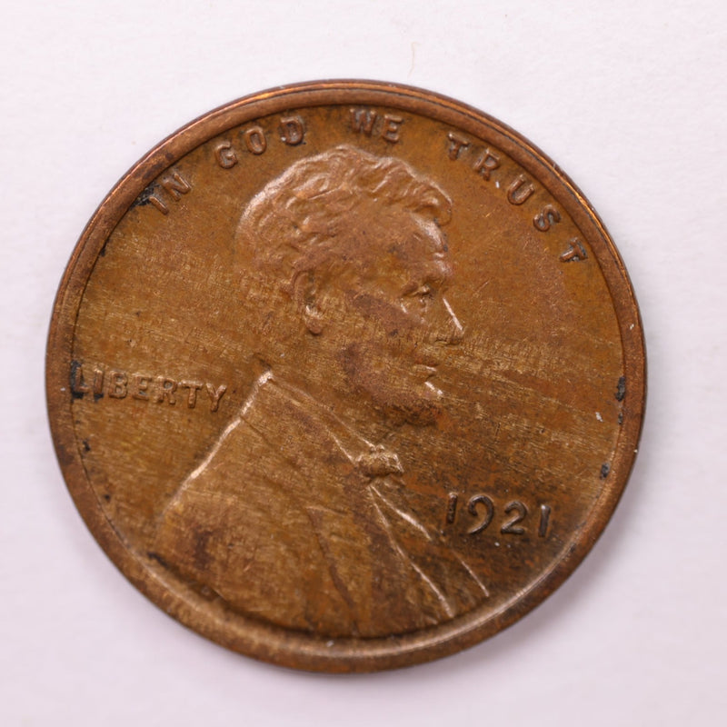 1921 Lincoln Wheat Cents., Extra Fine., Store