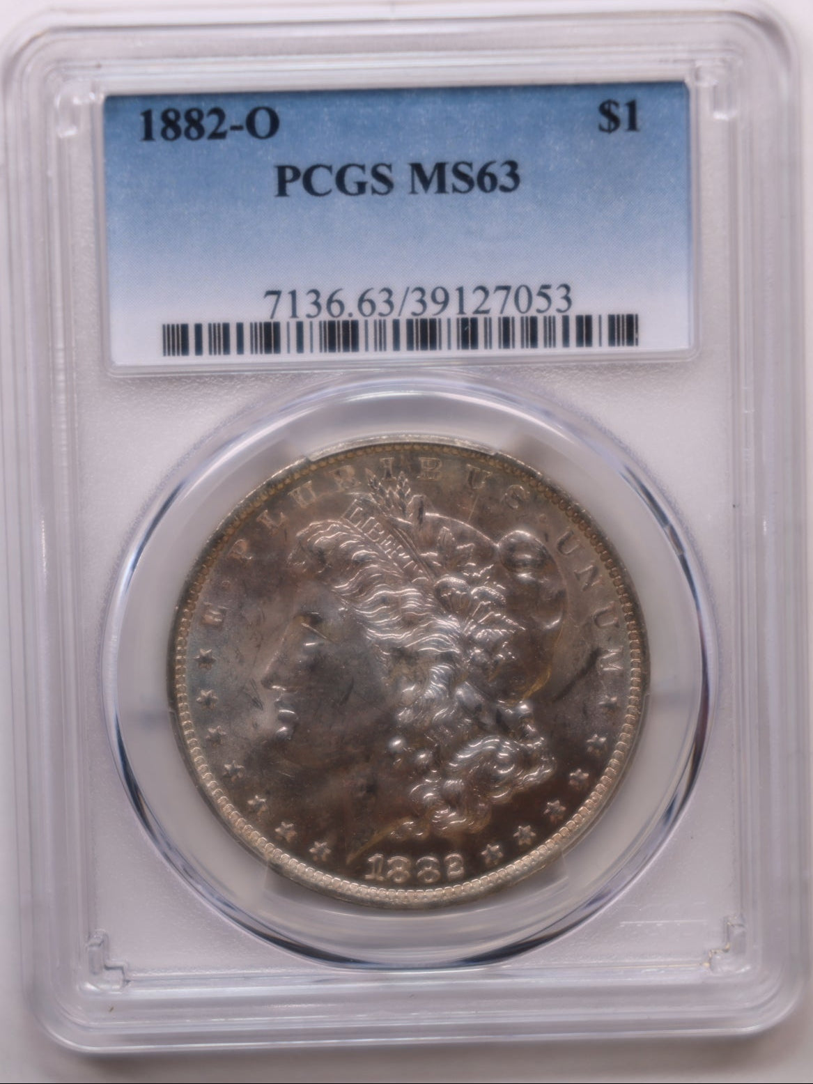 1882-O Morgan Silver Dollar, Nice Eye Appeal, PCGS MS-63, Store SALE #GDR0344.