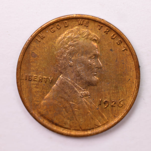 1926 Lincoln Wheat Cents., Extra Fine., Store #18705