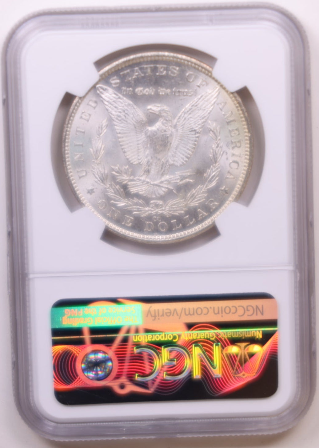 1883-CC Morgan Silver Dollar, NGC Certified and Graded MS-64, Store SALE #GDR0354.