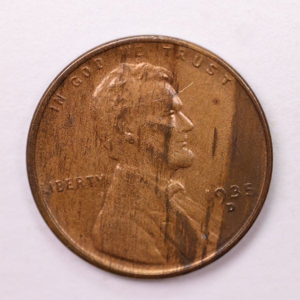 1935-D Lincoln Wheat Cents., Mint State., Store #18732