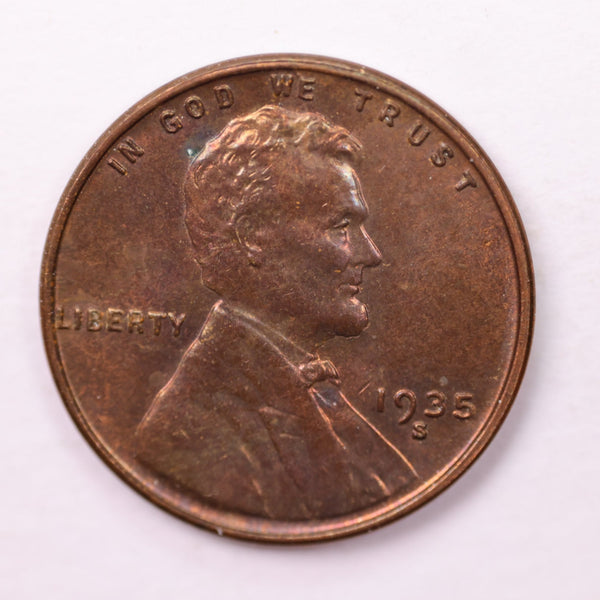 1935-S Lincoln Wheat Cents., Mint State., Store #18733