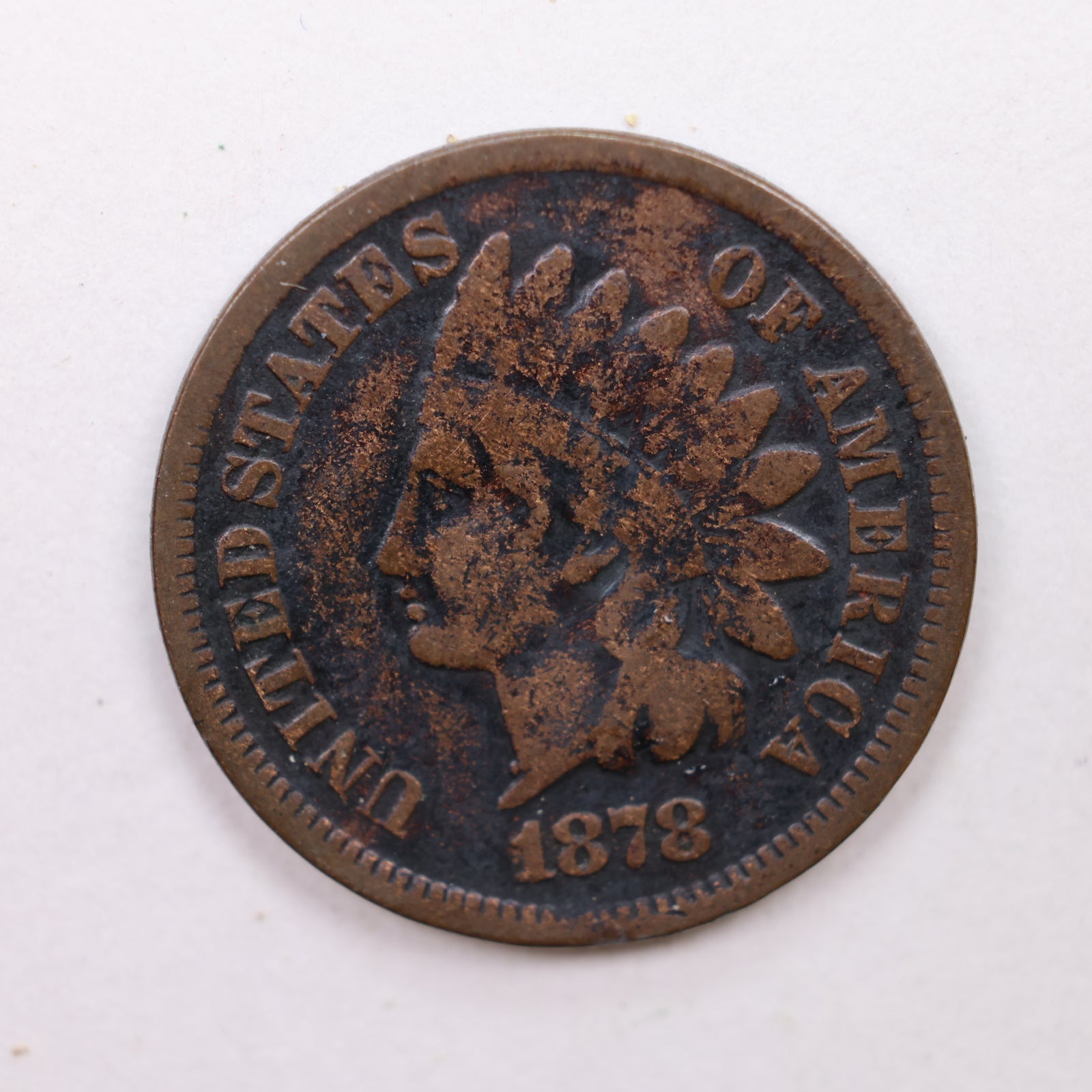 1878 Indian Head Cent, Very Good Circulated, Affordable Coin, Store #CT1201.