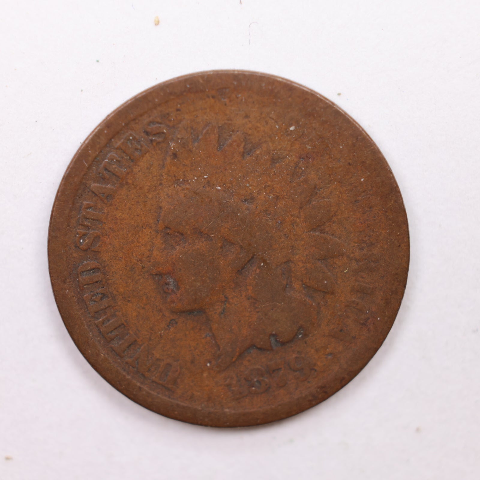 1879 Indian Head Cent, Good Plus Circulated, Affordable Coin, Store #CT1202.