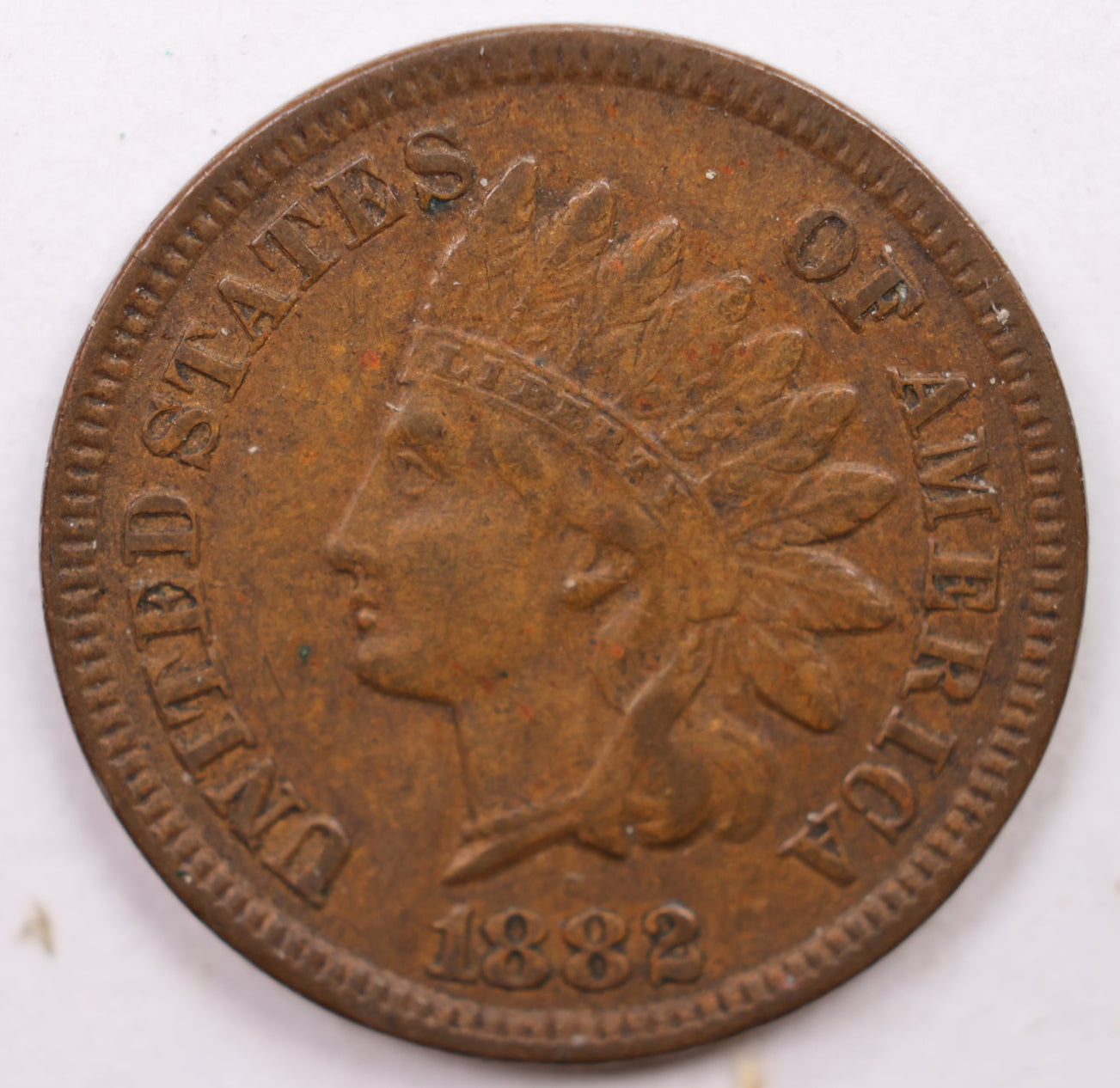 1882 Indian Head Cent, Very Fine Plus Circulated, Affordable Coin, Store #CT1205.