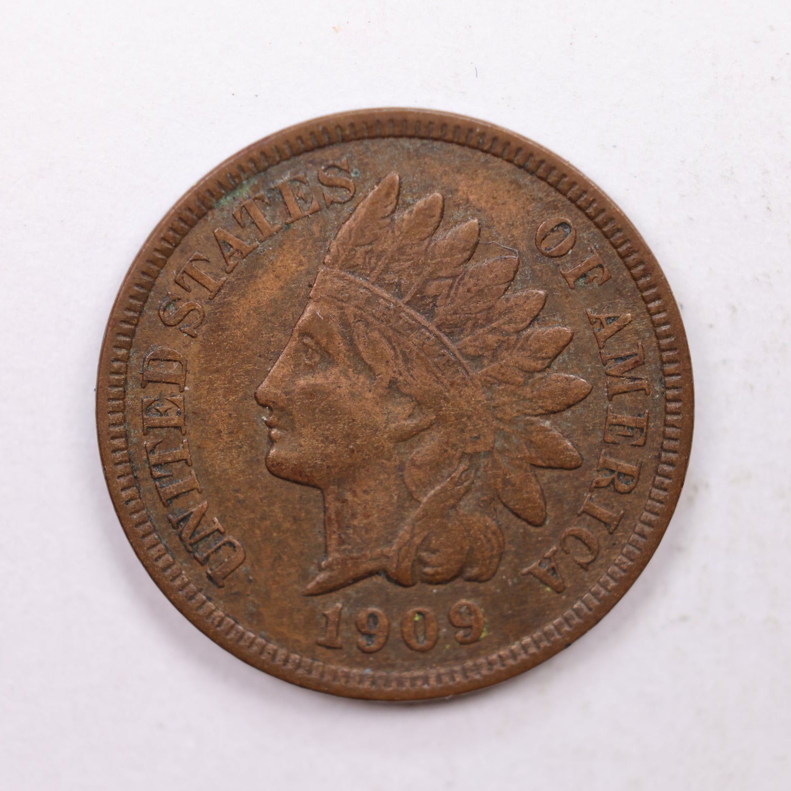1909 Indian Head Cent, Extra Fine Circulated, Affordable Coin, Store #CT1219.