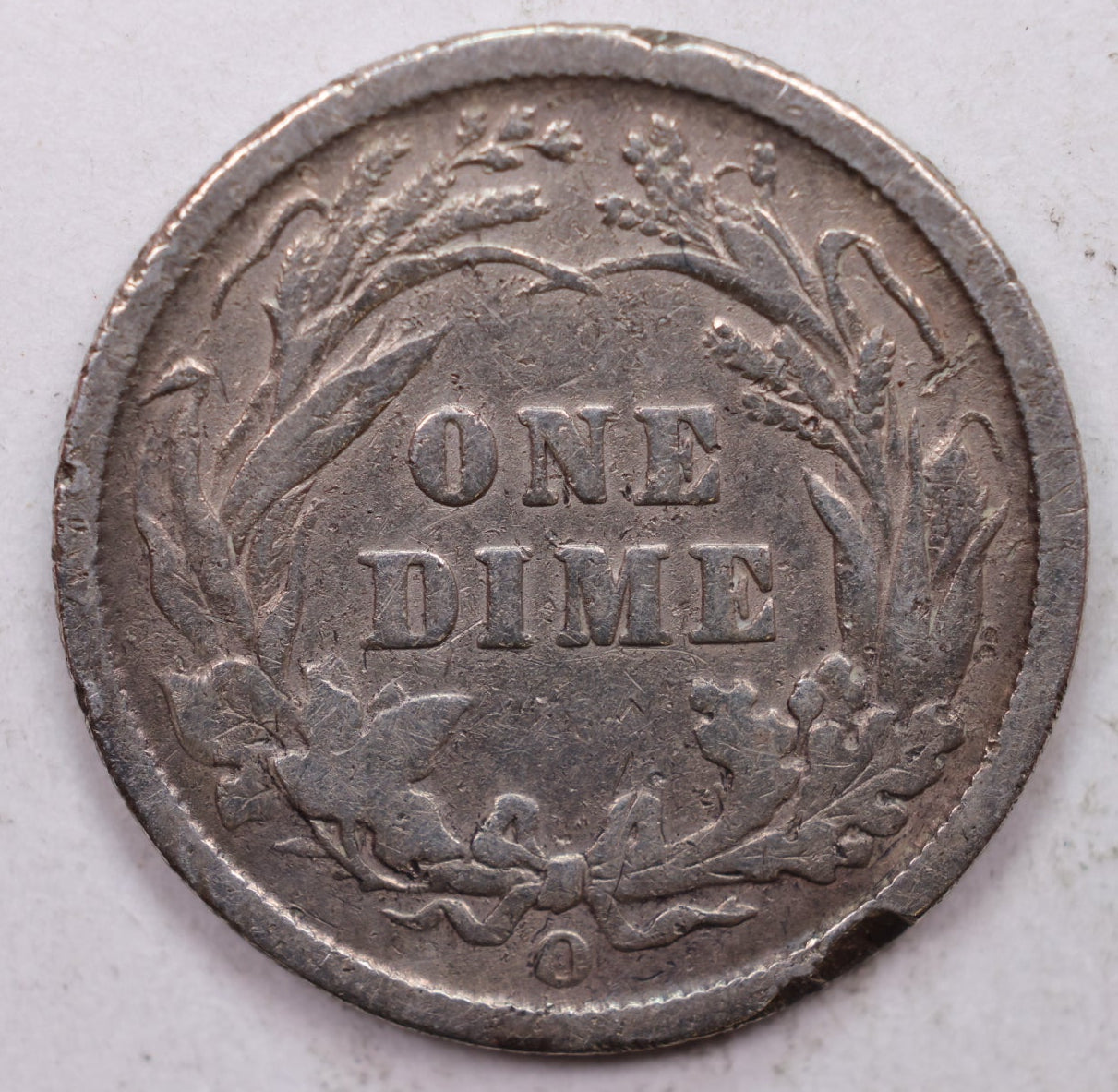 1893-O Barber Silver Dime., Very Good Circulated Coin, Store Sale #DE0844