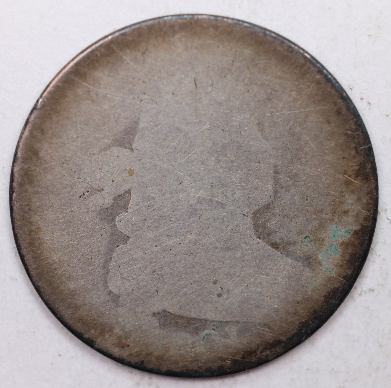 1801 Bust Silver Dime, Early American Coinage. Fair Circulated Coin, Store #DE0839.