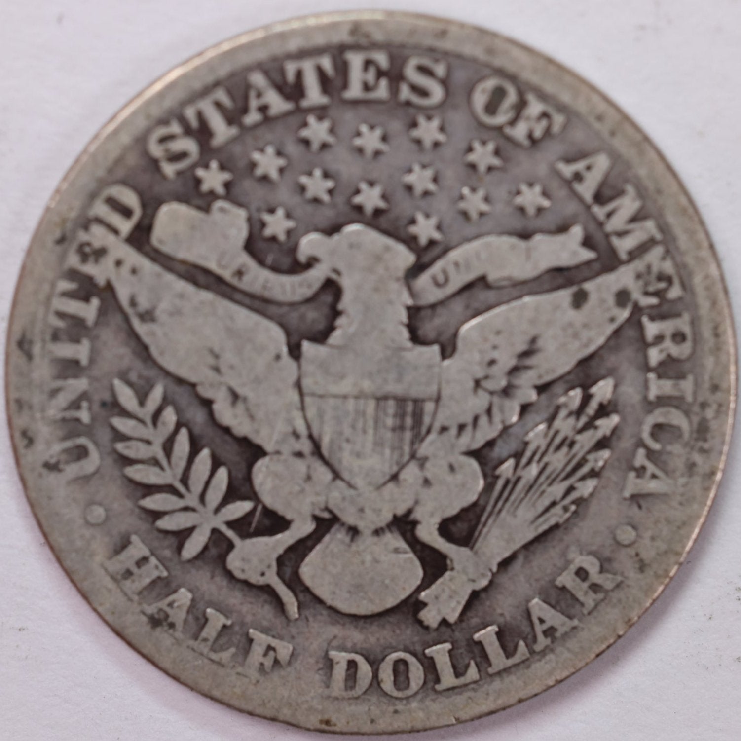 1912 Barber Half Dollar, Very Good Circulated Coin, Store #HR0986