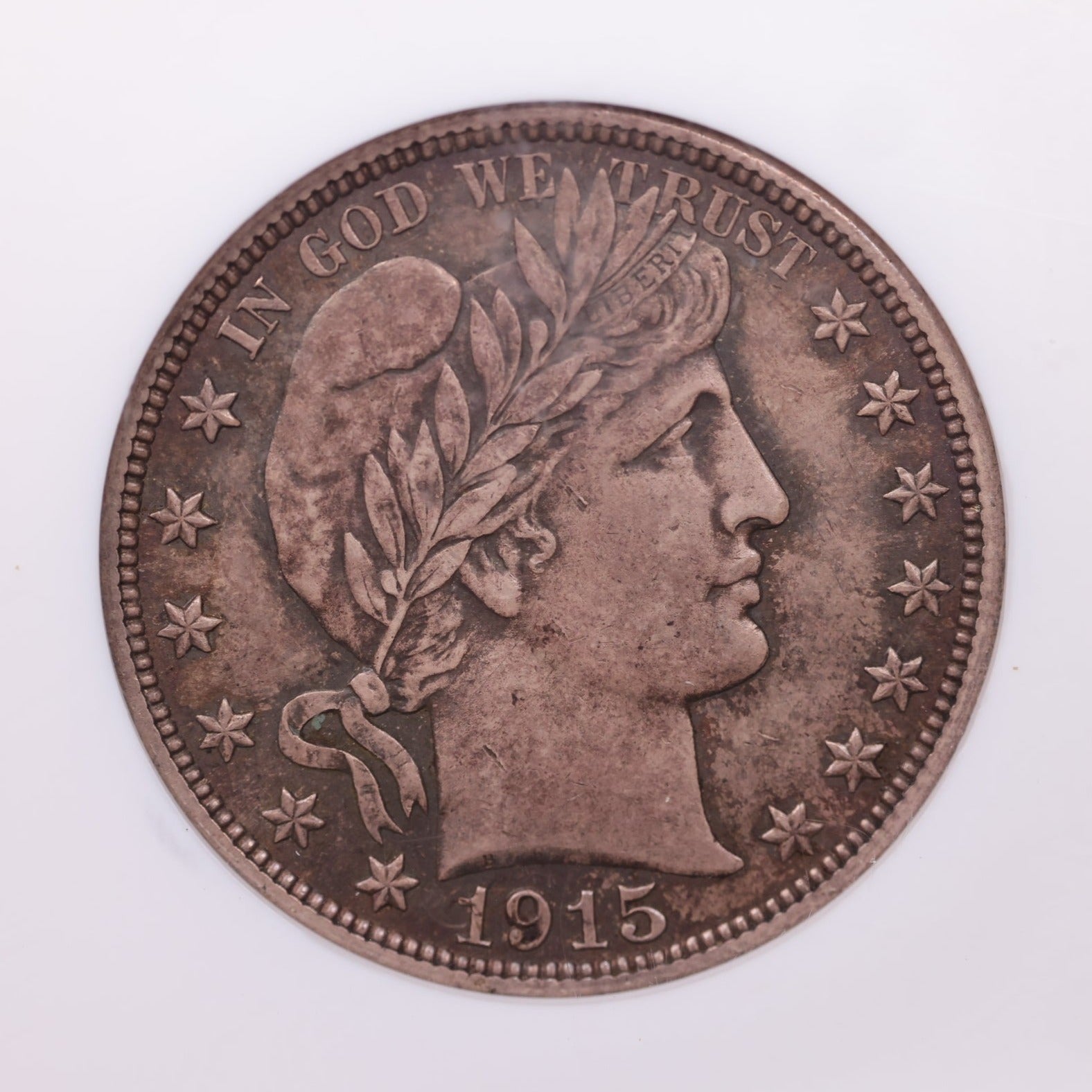 1915 Barber Silver Half Dollar., NGC AU-58., Affordable Collectible Coin Sale #18205