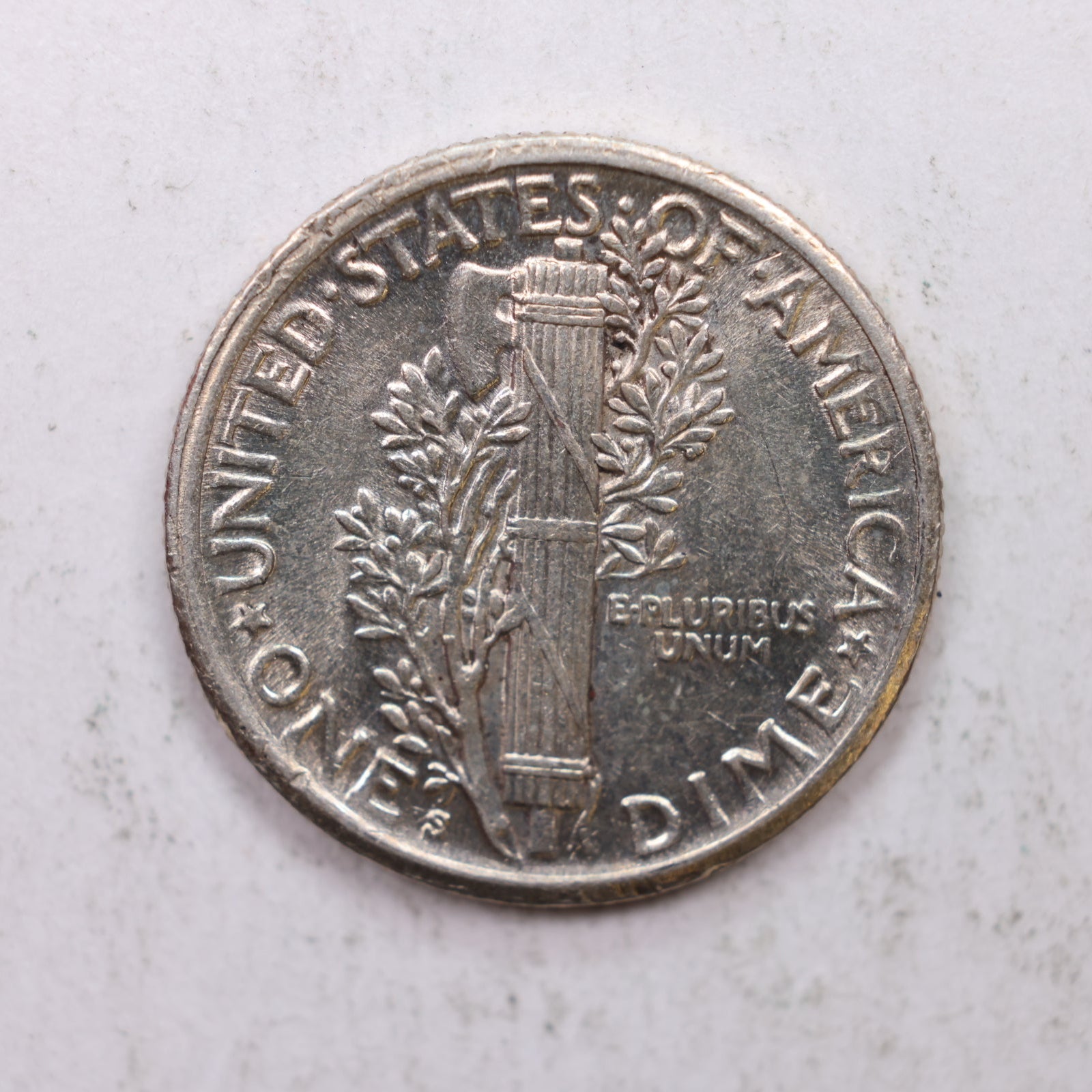 1918-S Mercury Silver Dime, Mint State Uncirculated Coin. Store Sale #DE0887.