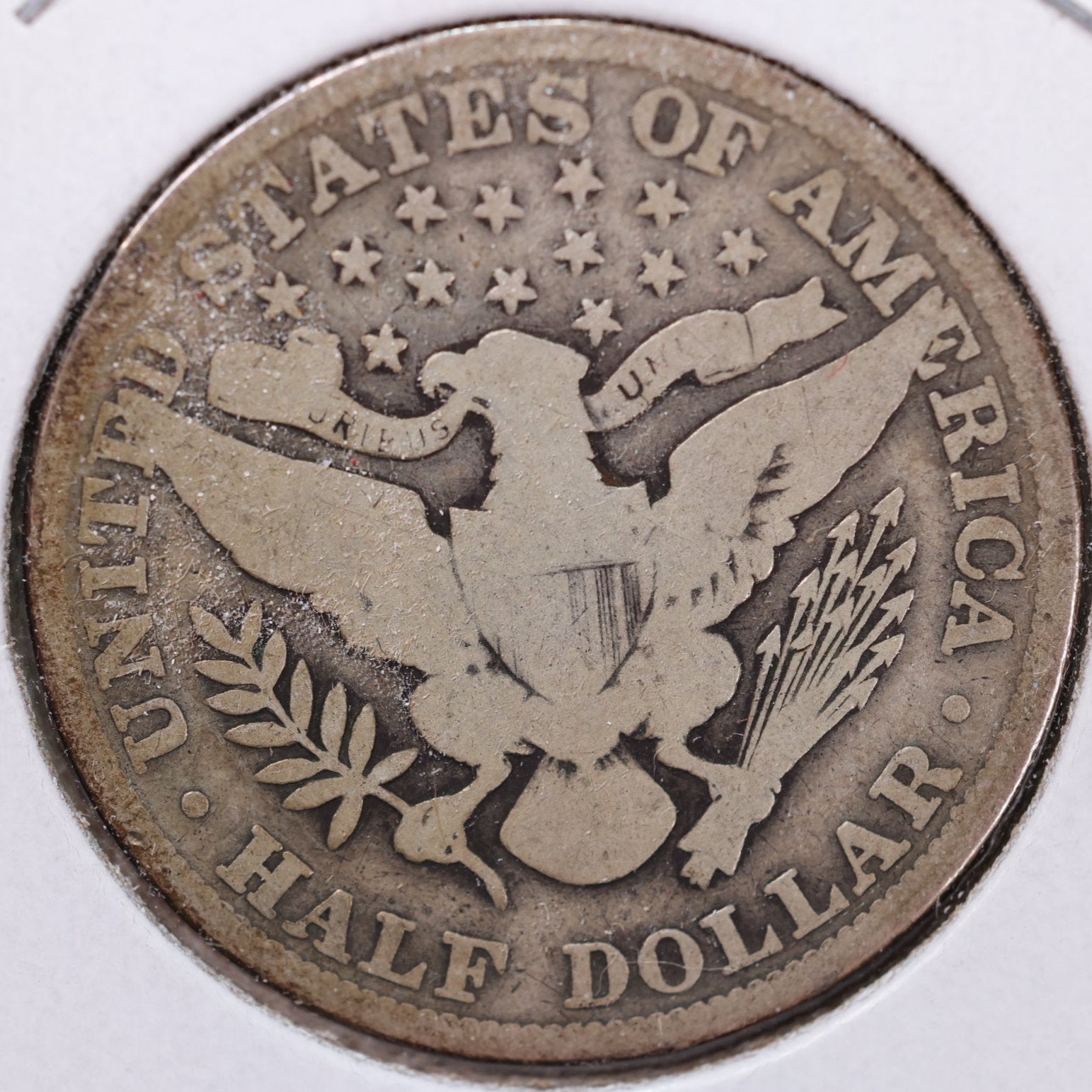 1913 Barber Half Dollar, Good+ Circulated Coin, Store #HR1006