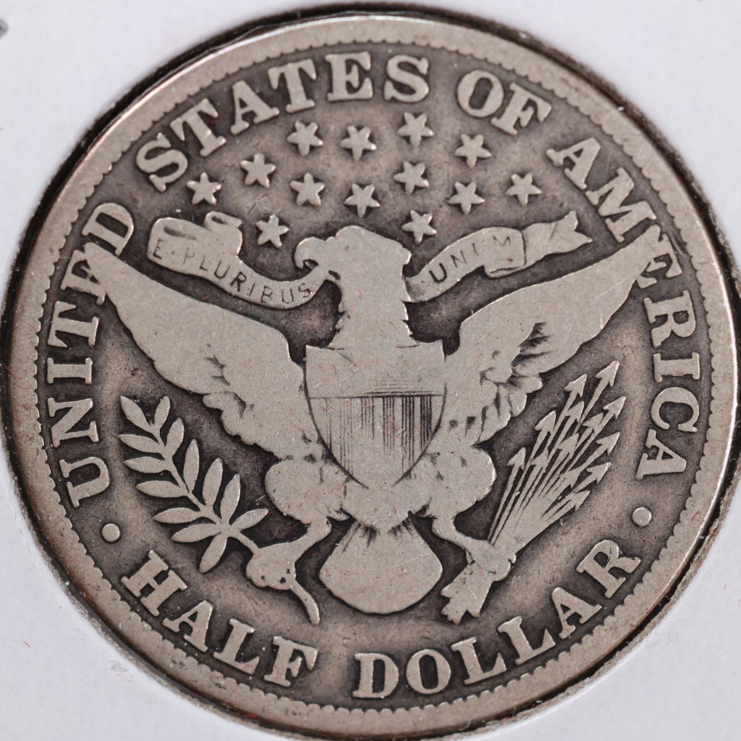1915 Barber Half Dollar, Very Good Circulated Coin, Store #HR1026