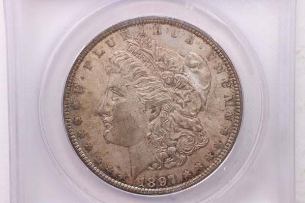 1897 Morgan Silver Dollar., ANACS AU58., Affordable Collectible Coin Store Sale #18227