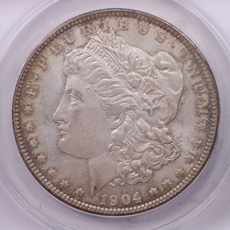 1904-O Morgan Silver Dollar., ANACS MS63., Affordable Collectible Coin Store Sale