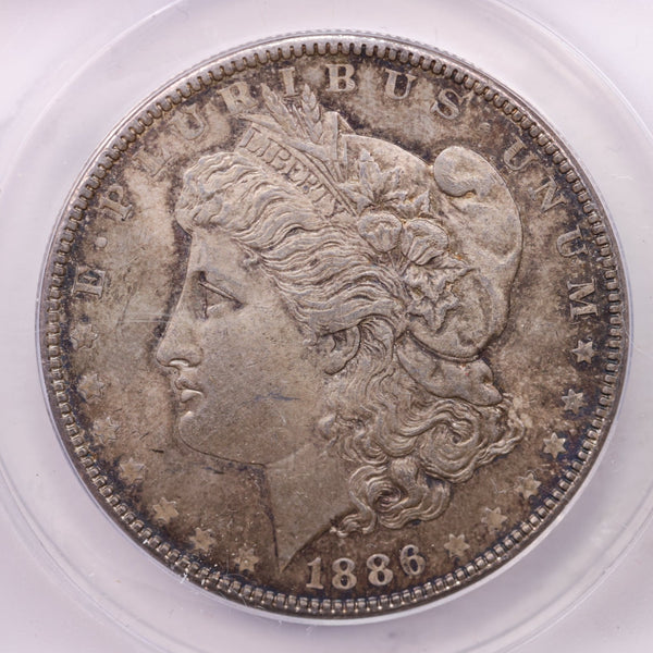 1886 Morgan Silver Dollar., ANACS MS63., Affordable Collectible Coin Store Sale #18235