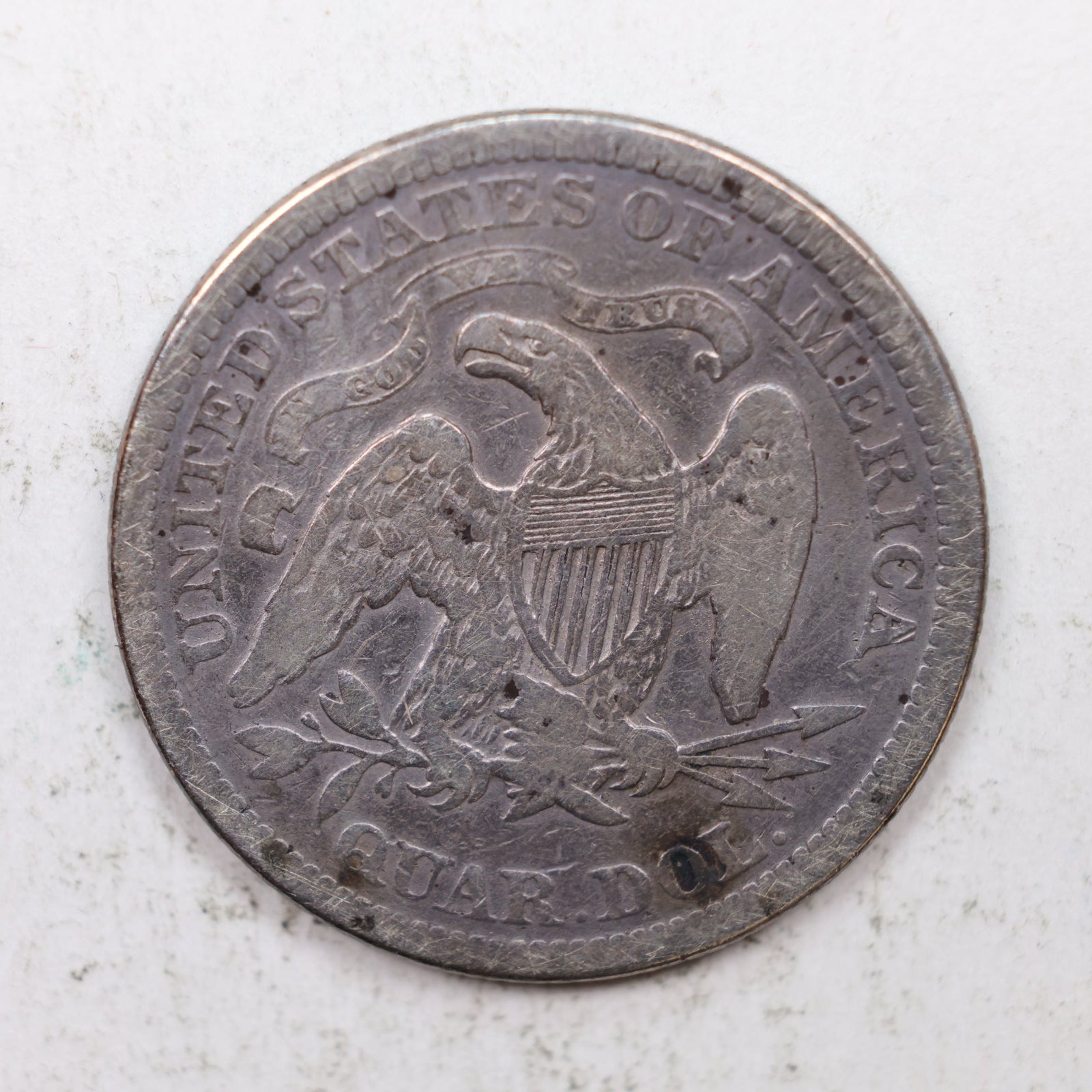 1871 Seated Liberty Quarter, Nice Uncirculated Collectible Coin, Store #QR1278.