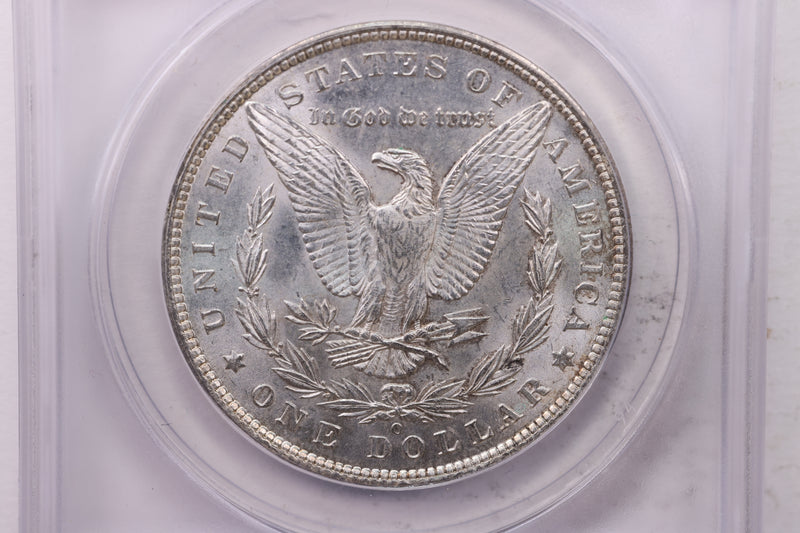 1885-O Morgan Silver Dollar., ANACS MS62., Affordable Collectible Coin Store Sale