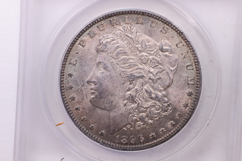 1896 Morgan Silver Dollar., ANACS MS63., Affordable Collectible Coin Store Sale