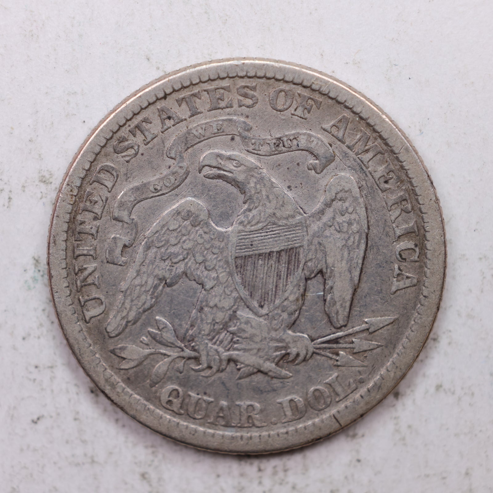 1887 Seated Liberty Quarter, Very Fine Plus Collectible Coin, Store #QR1293.