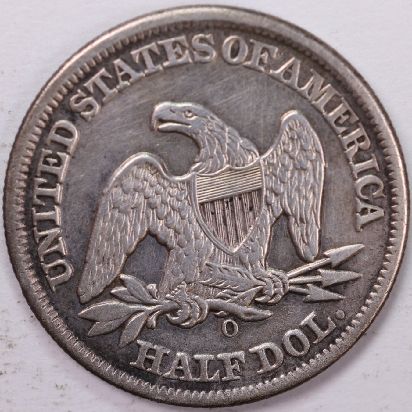 1858-O Liberty Seated Half Dollar, Extra Fine Circulated Coin, Store #HR0847 (H858O02)